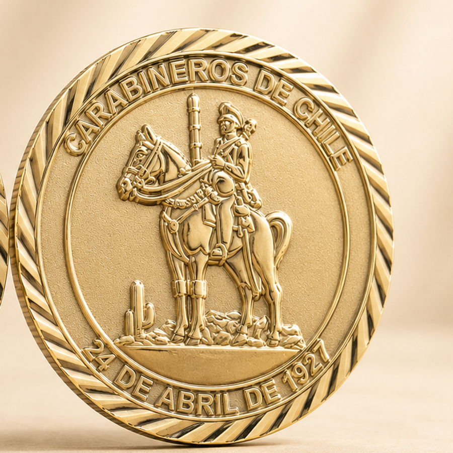Moneda de Caballería de Carabineros de Chile